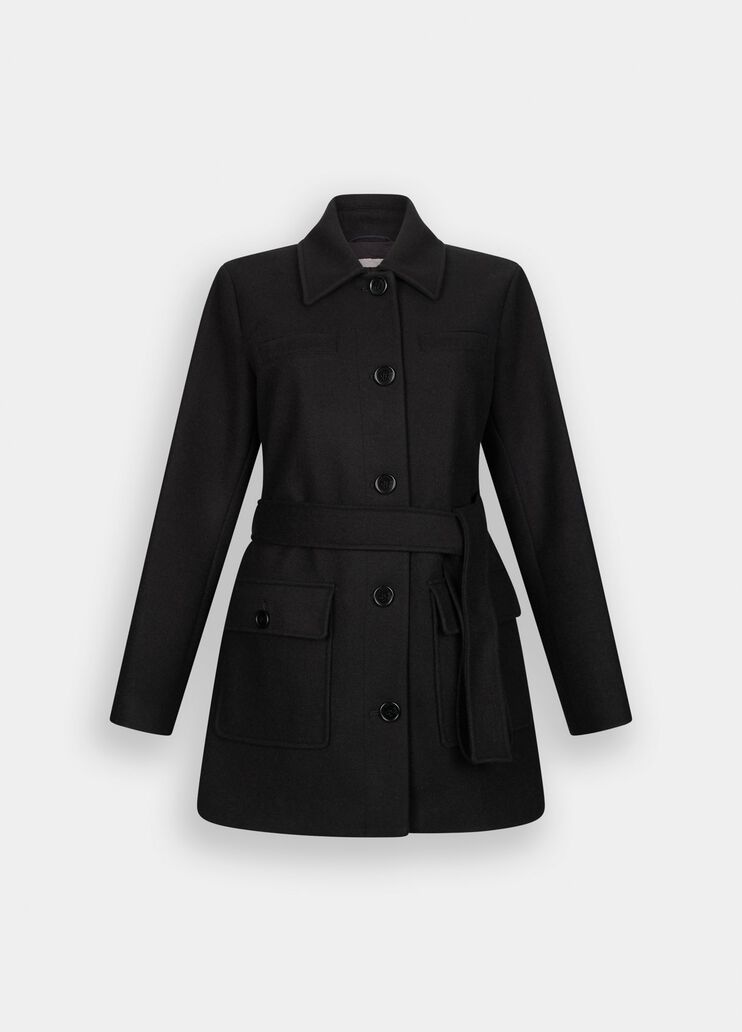 Mantel mit Gürtel Schwarz Liu Jo - large image number 6 Mantel mit Gürtel Schwarz Liu Jo - large image number 6