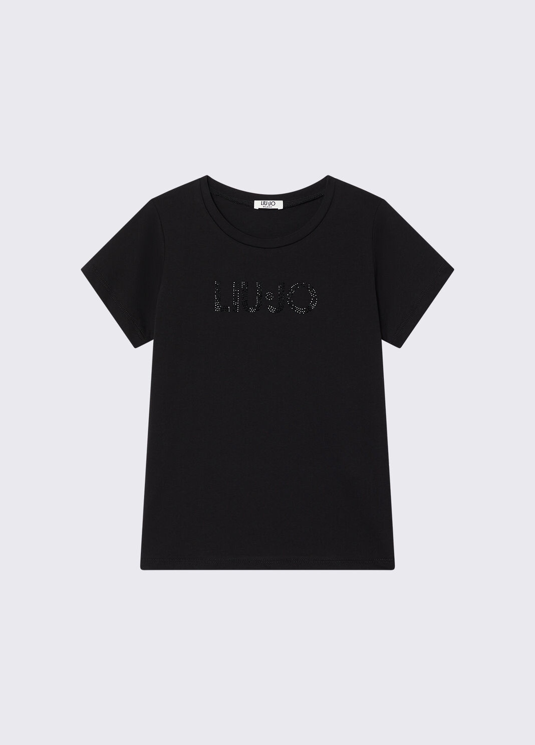 T-shirt avec logo noir Liu Jo - large image number 2
