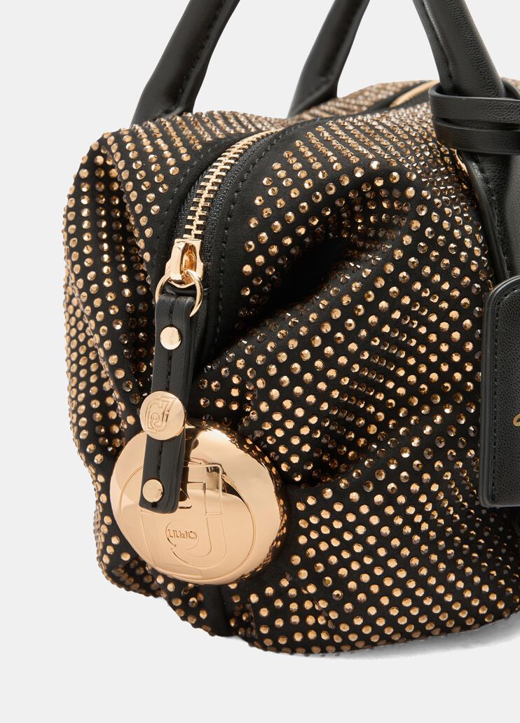 Sac petit format avec strass noir Liu Jo - large image number 5