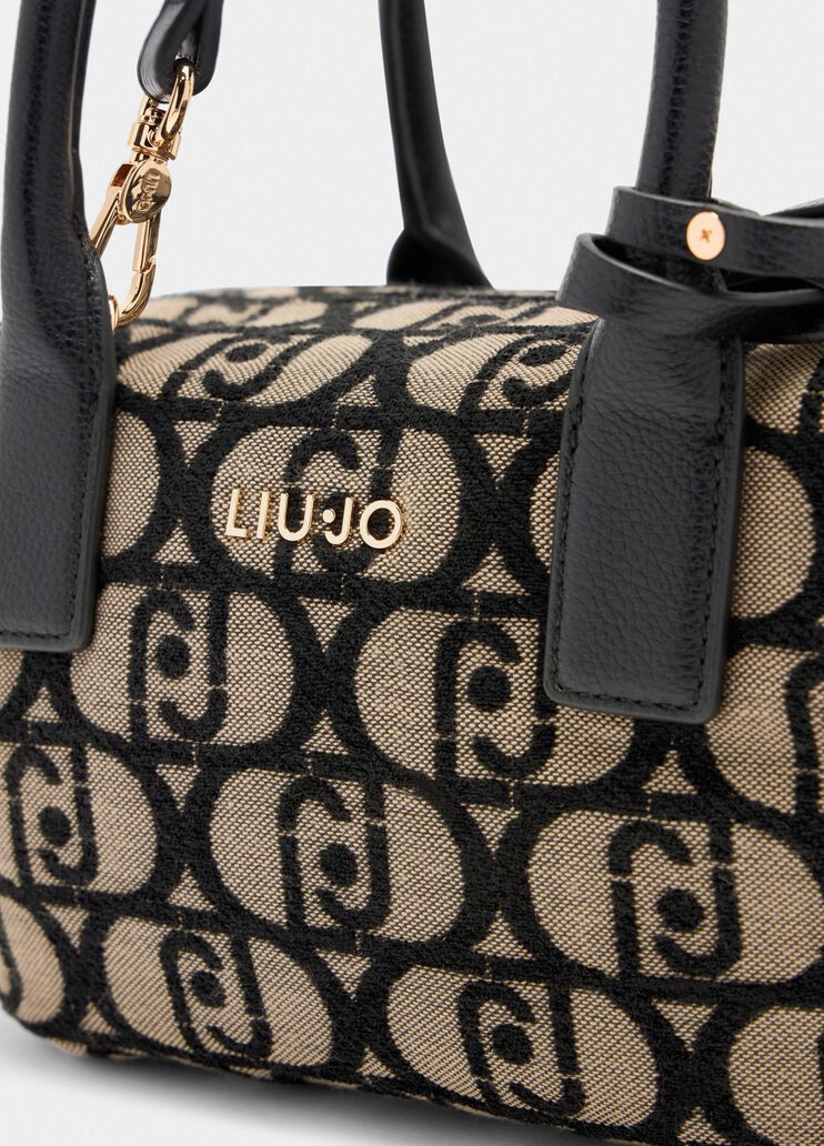 Sac jacquard petit format tabac Liu Jo - large image number 5