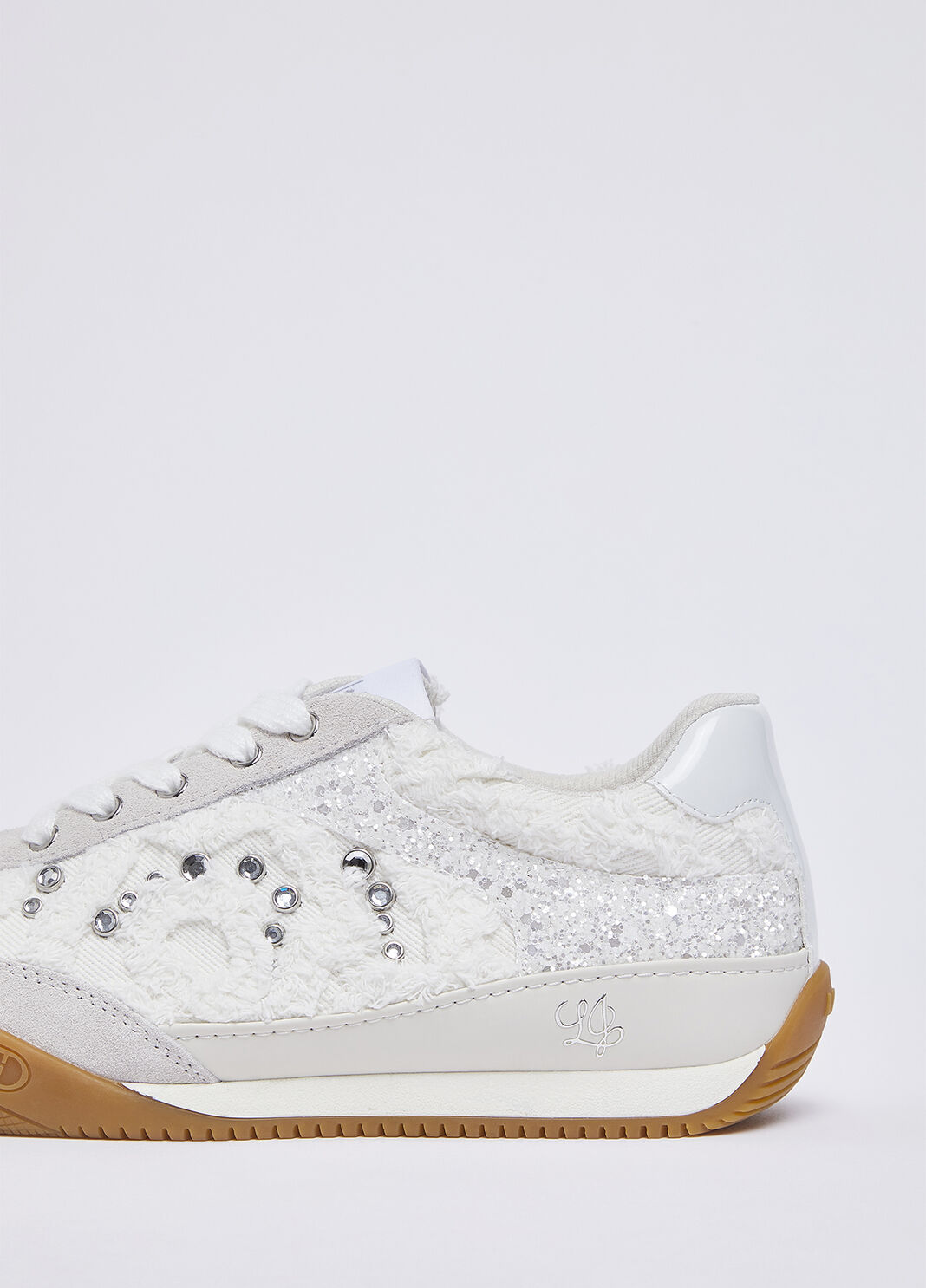 Sneakers in denim con pietre gioiello bianco Liu Jo - large image number 6
