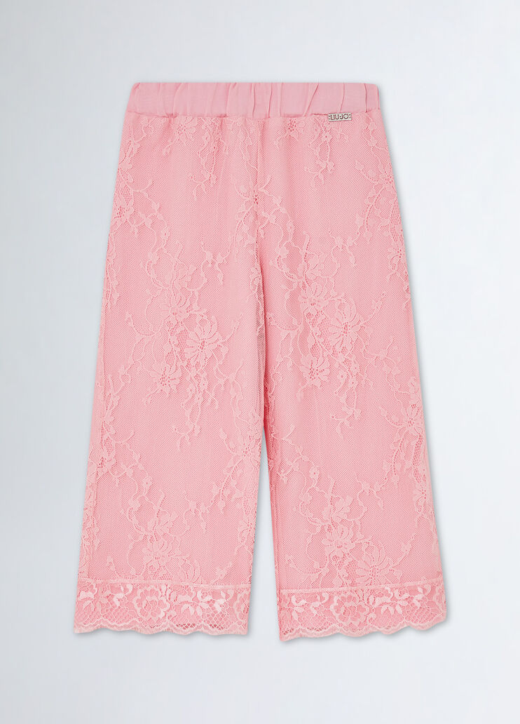 Lace trousers pink Liu Jo - medium Lace trousers pink Liu Jo - medium