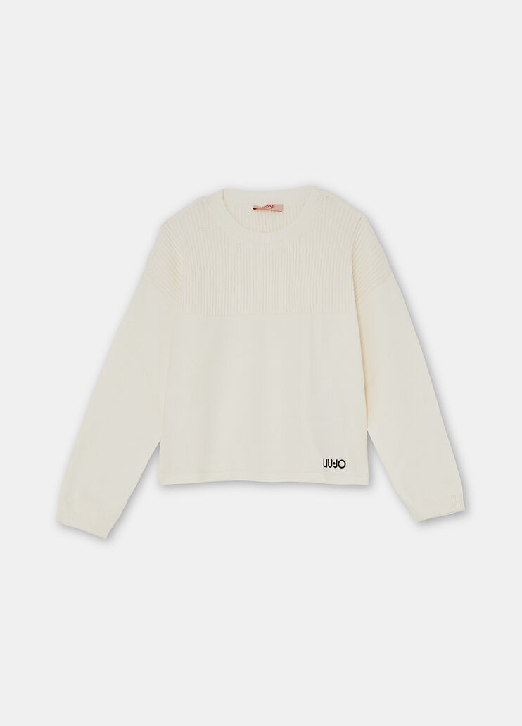 Liu Jo Better jumper white Liu Jo - large image number 2 Liu Jo Better jumper white Liu Jo - large image number 2