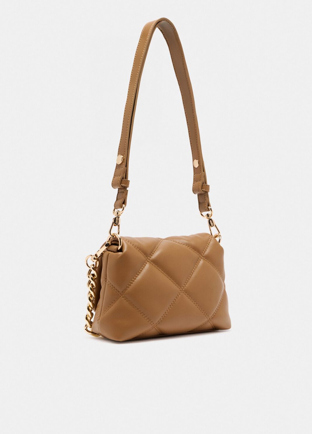 Маленькая сумка LaPuffy с эффектом матлассе коричневый Liu Jo - large image number 3