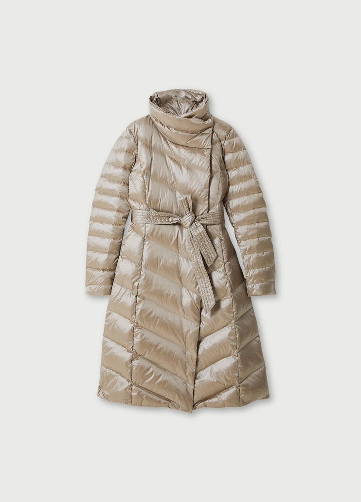 Long down jacket with belt Mud Liu Jo - large image number 4