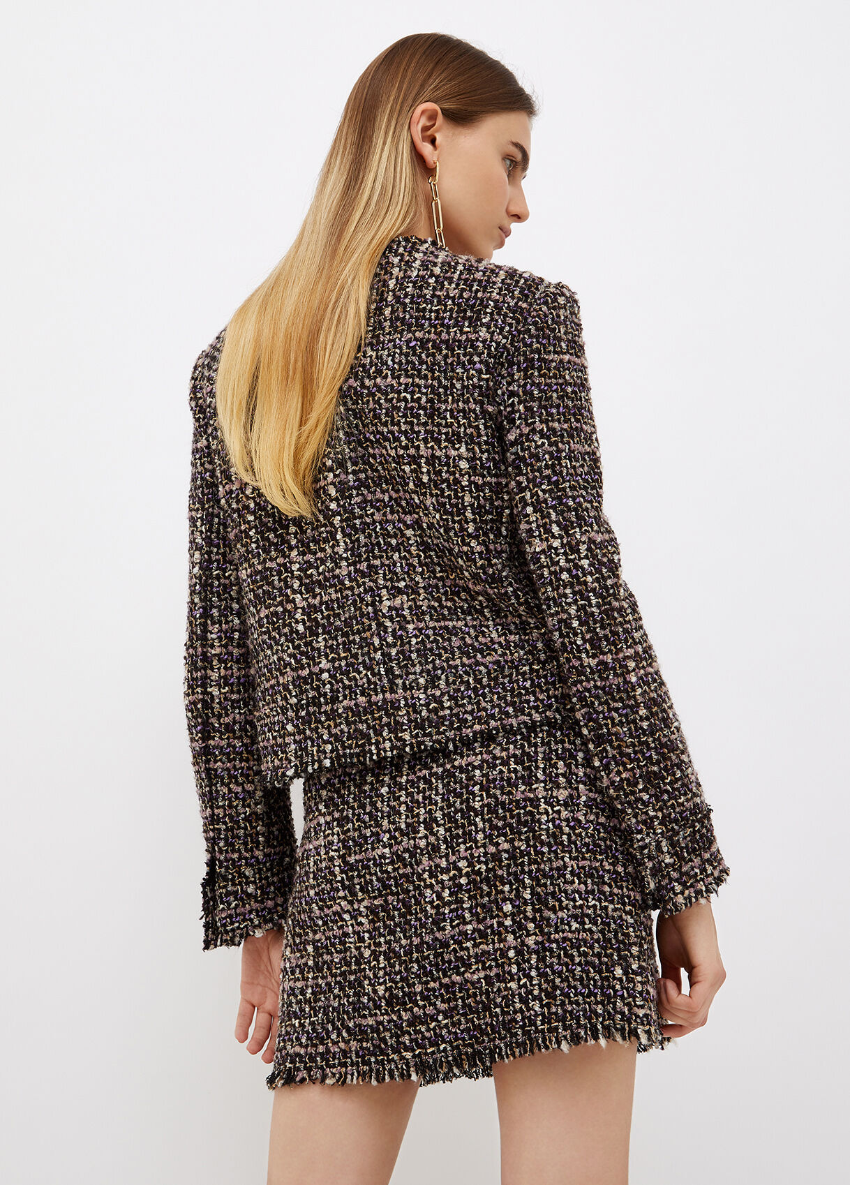 boucle suit jacket