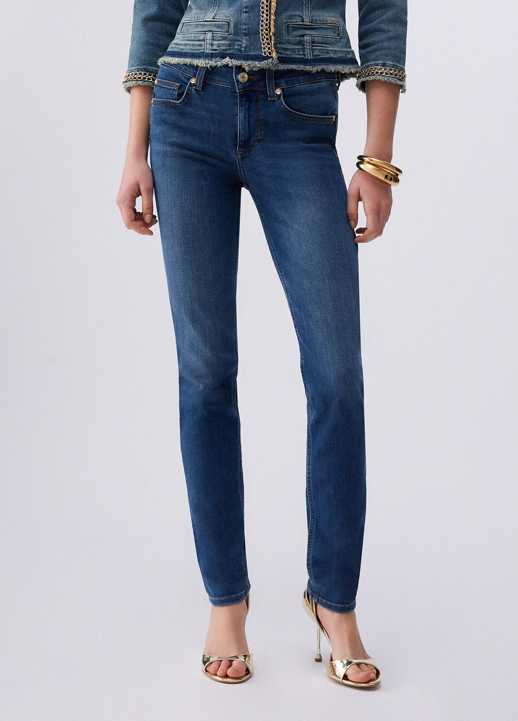 Slim fit jeans blue denim Liu Jo - large image number 0