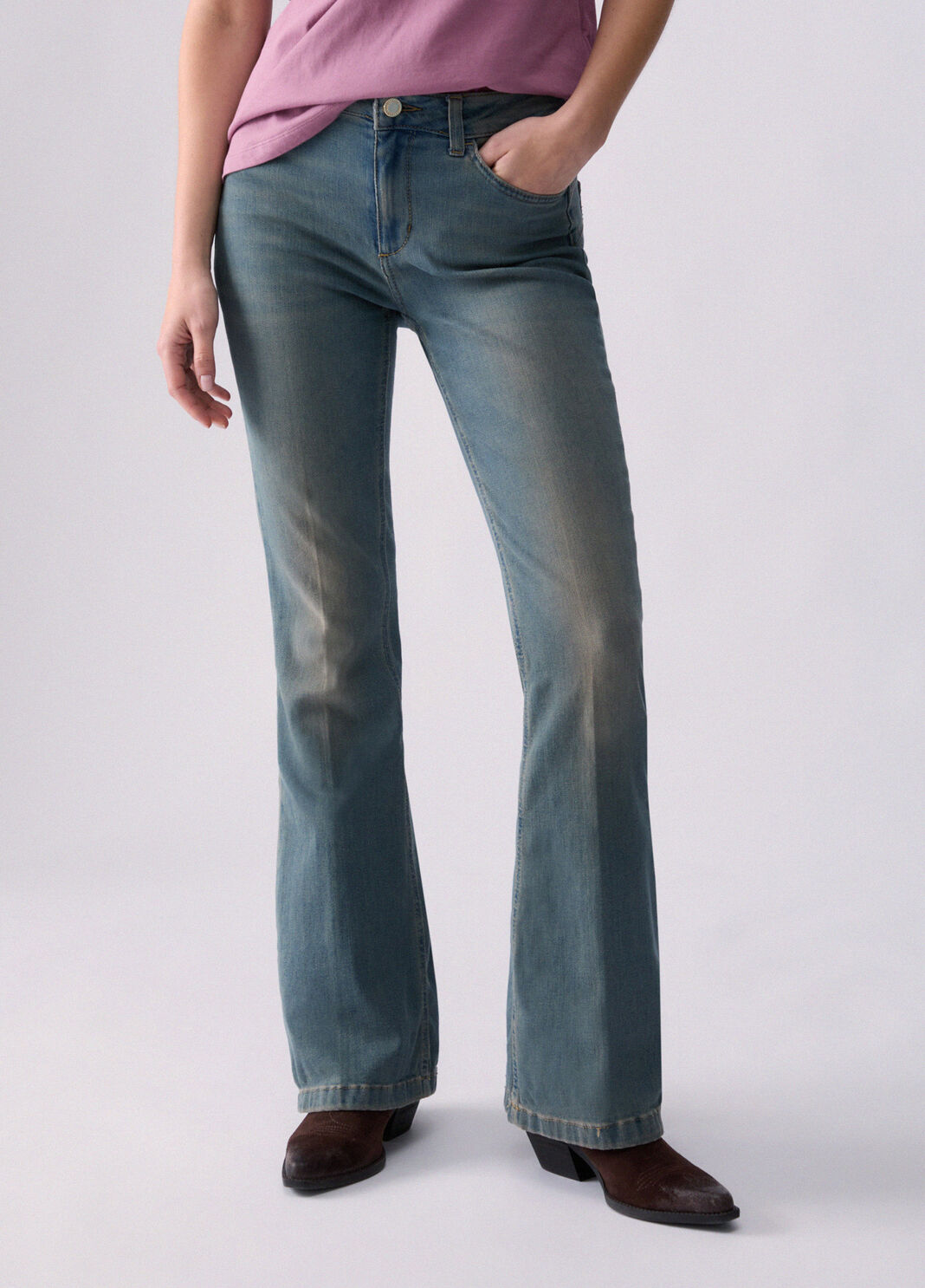 Jeans bootcut denim blu Liu Jo - large image number 0