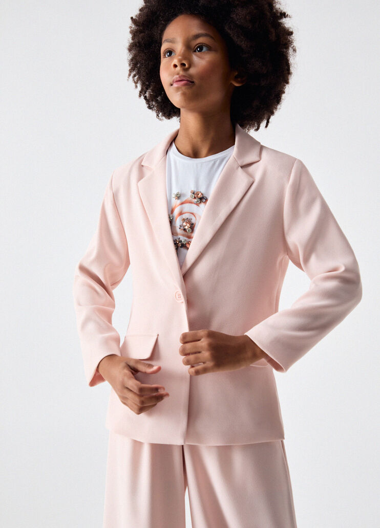 Envers satin jacket peach pink Liu Jo - medium