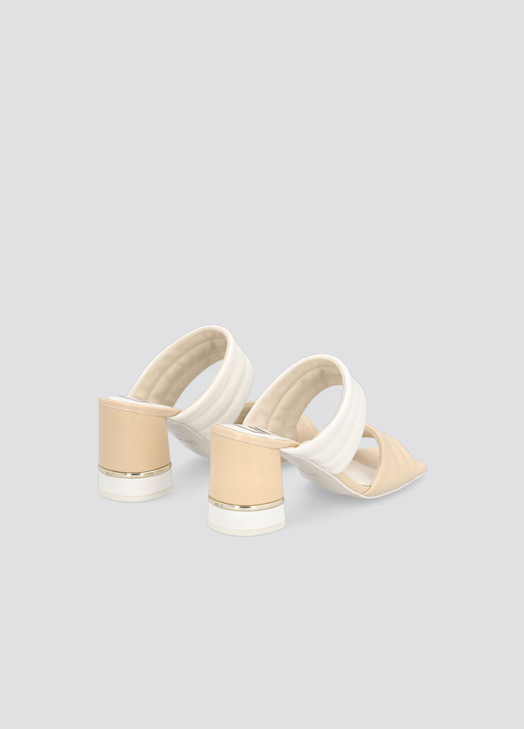 Bold sandals with heel  white Liu Jo - large image number 2 Bold sandals with heel  white Liu Jo - large image number 2