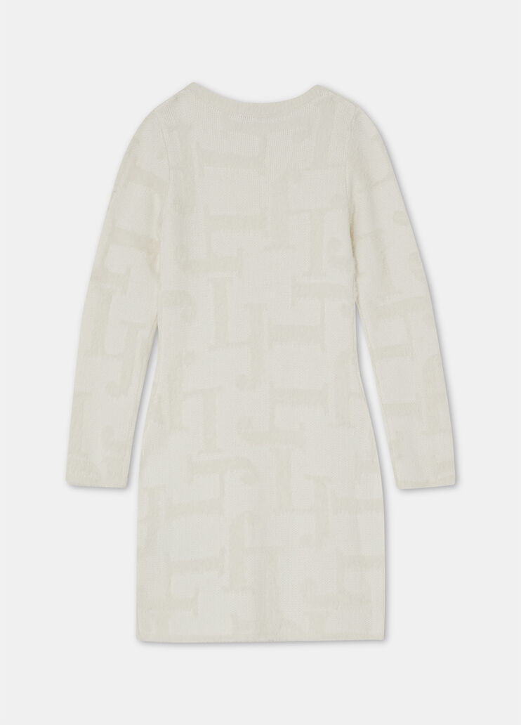 Strickkleid aus Baumwolle Butter Liu Jo - large image number 4 Strickkleid aus Baumwolle Butter Liu Jo - large image number 4