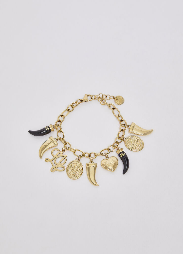 Bracelet avec charms noir Liu Jo - medium