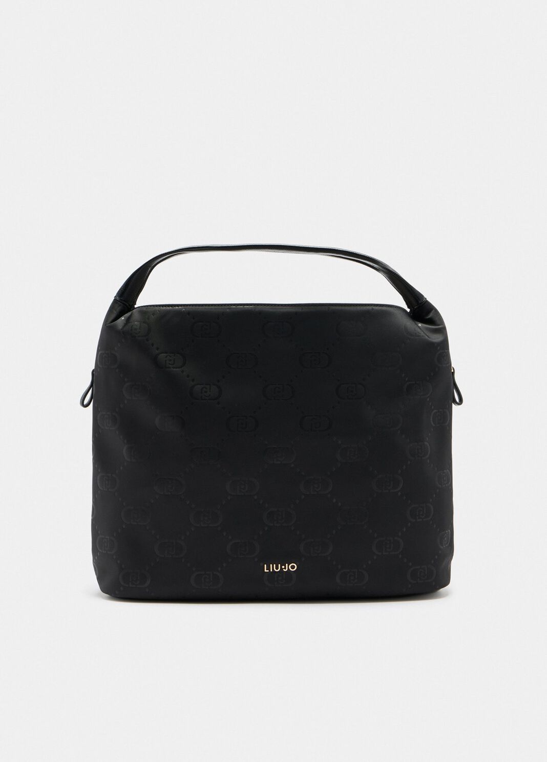 Borsa hobo grande in nylon nero Liu Jo - large image number 0