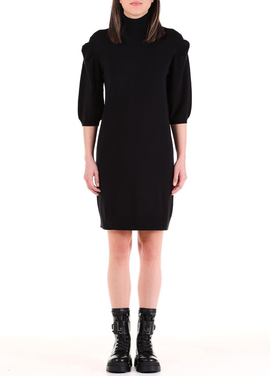 Robe noire en maille noir Liu Jo - large image number 0