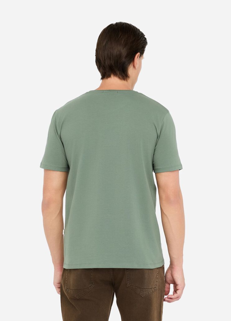 T-shirt en coton vert militaire Liu Jo - large image number 1 T-shirt en coton vert militaire Liu Jo - large image number 1