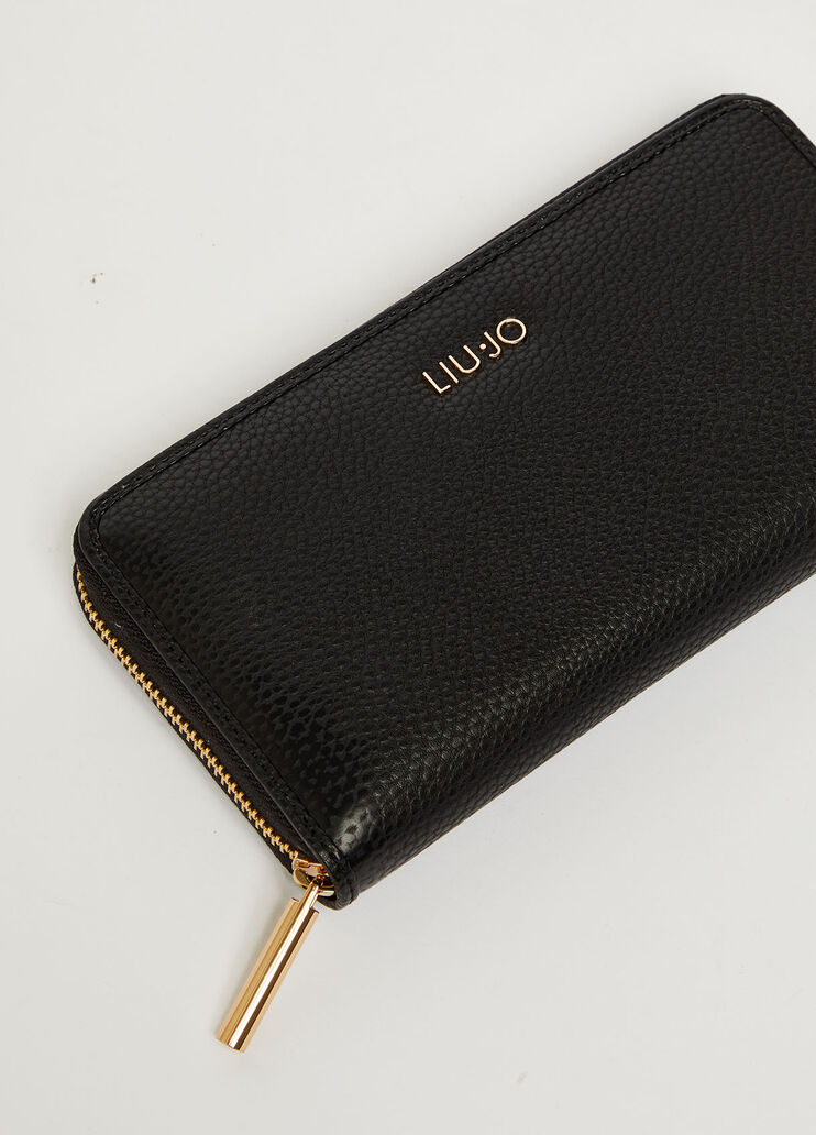Eco-friendly zip-around wallet black Liu Jo - large image number 3