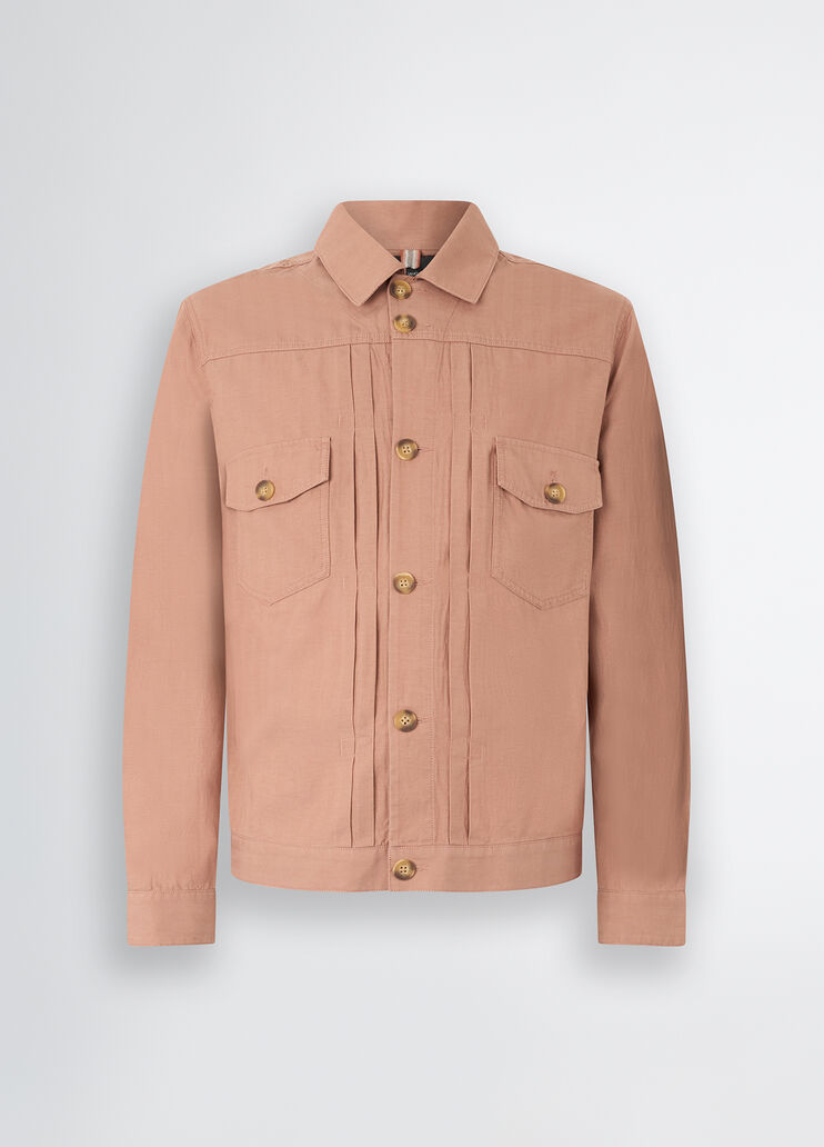 Linen and cotton jacket peach Liu Jo - large image number 6 Linen and cotton jacket peach Liu Jo - large image number 6