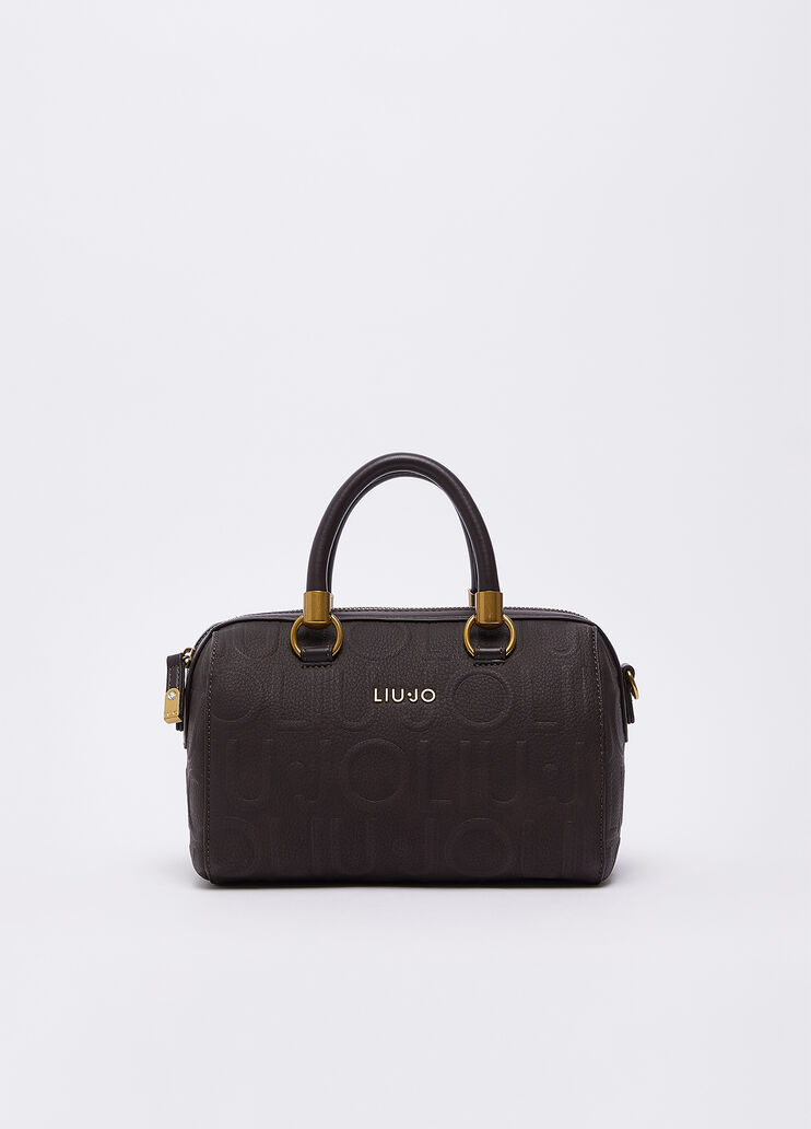 Small Handbag with Logo dark brown Liu Jo - medium