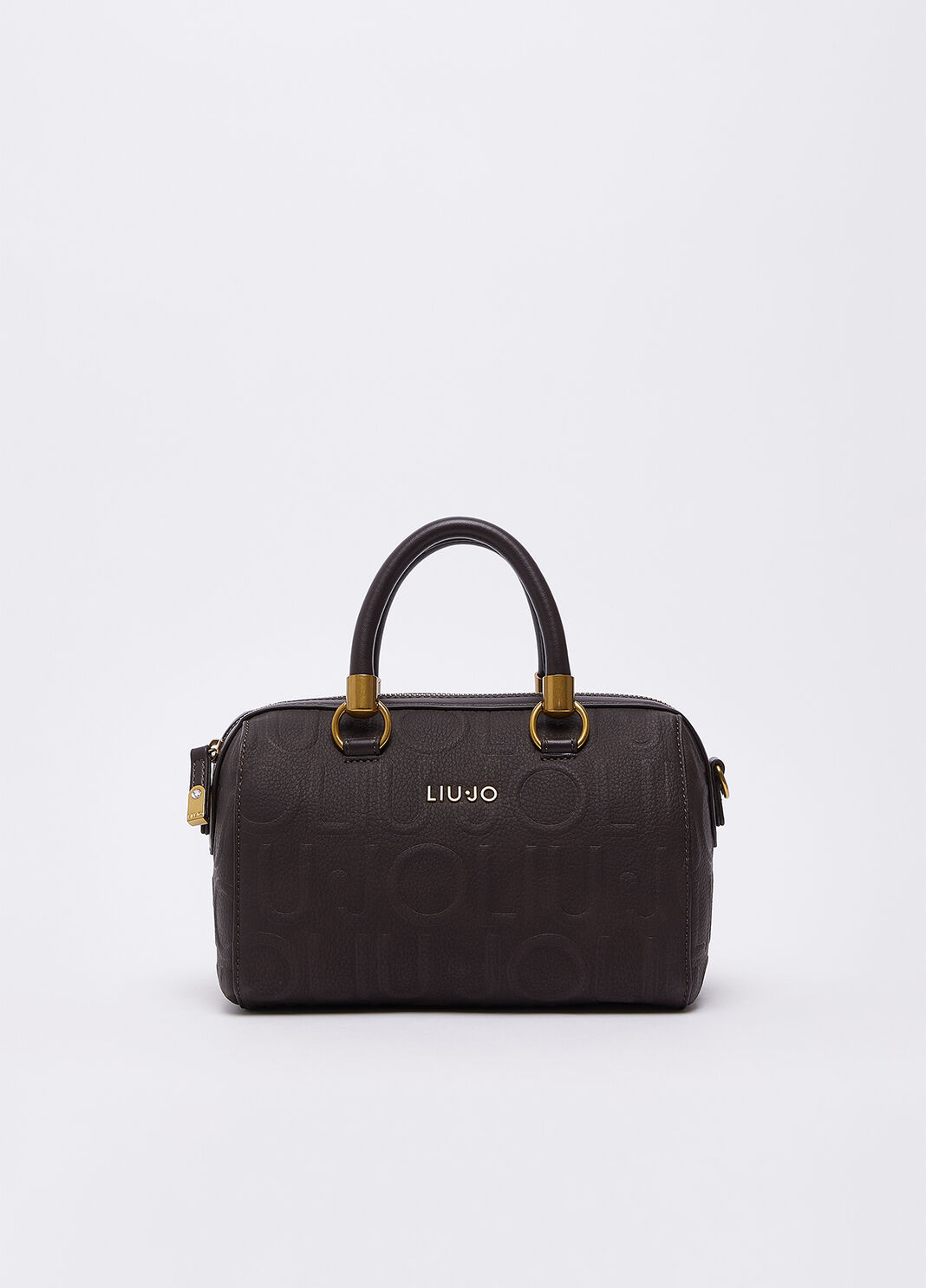 Small handbag with logo dark brown Liu Jo - large image number 1