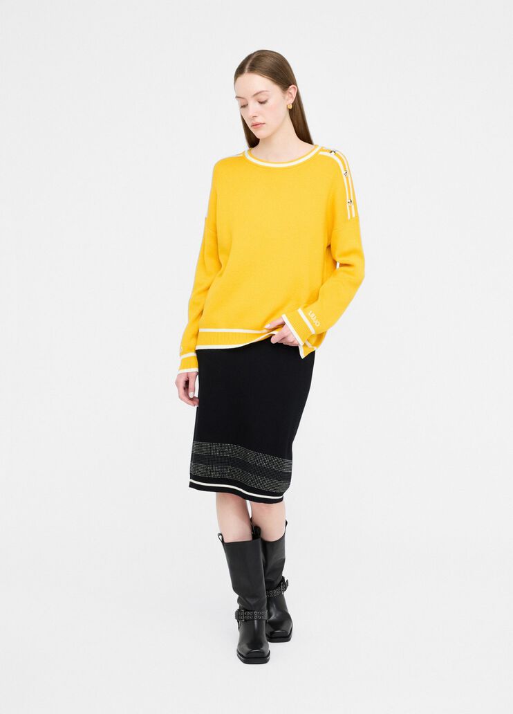 Liu Jo Better top yellow Liu Jo - large image number 5 Liu Jo Better top yellow Liu Jo - large image number 5