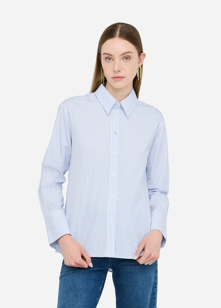 Striped cotton shirt with top  Liu Jo - large image number 0