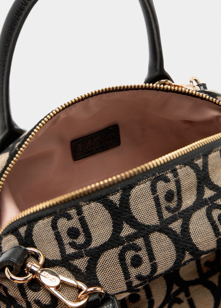 Sac jacquard petit format tabac Liu Jo - large image number 6