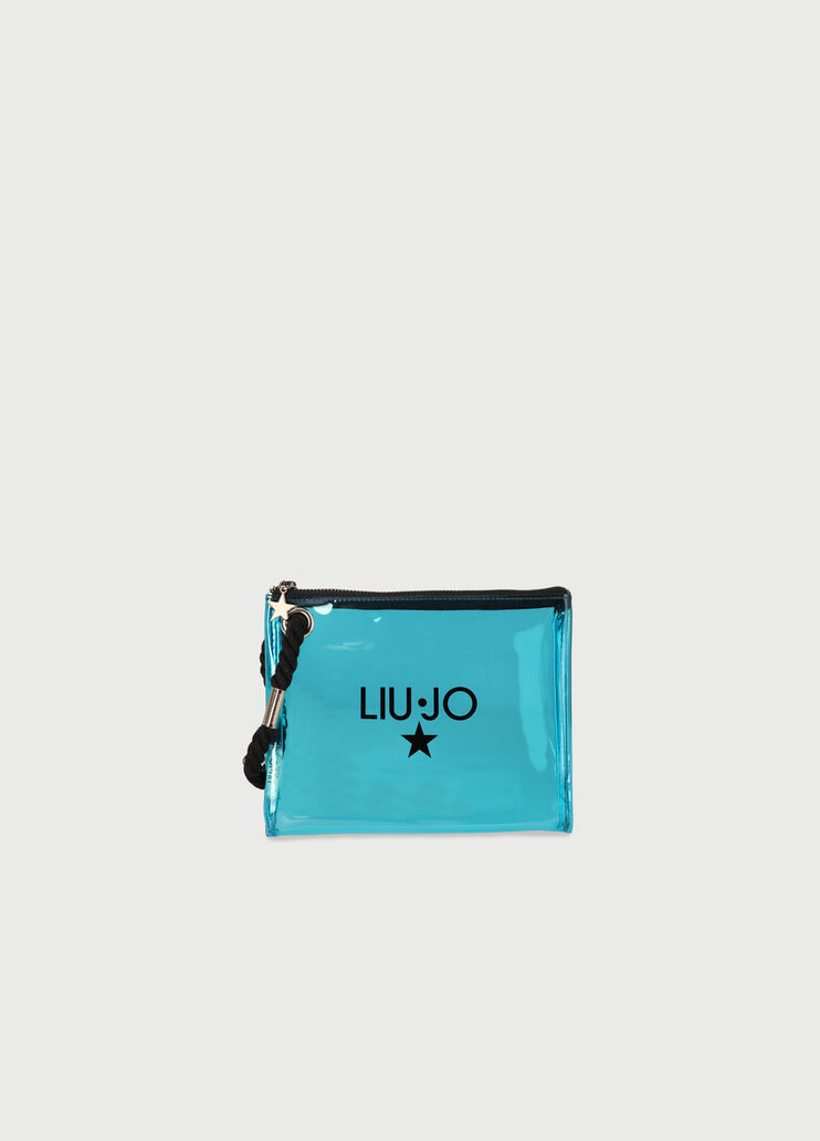 Beauty case piccolo in PVC Verde Liu Jo - large image number 0 Beauty case piccolo in PVC Verde Liu Jo - large image number 0