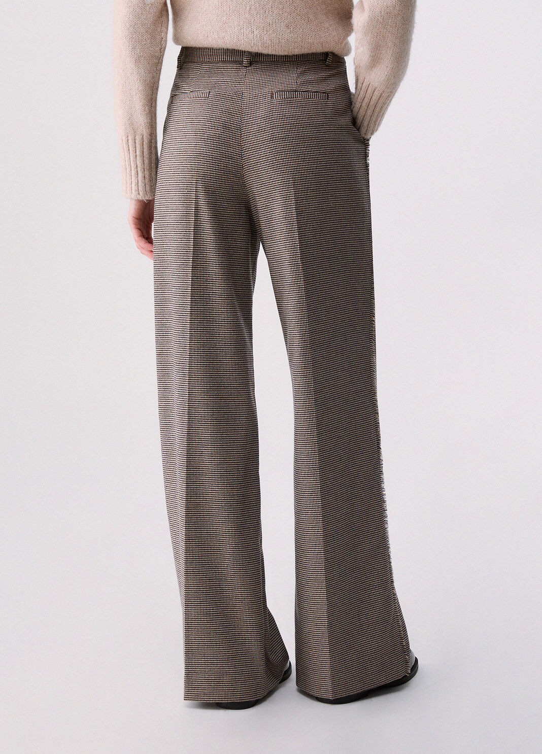 Pantalon long en pied-de-poule pied-de-poule Liu Jo - large image number 1