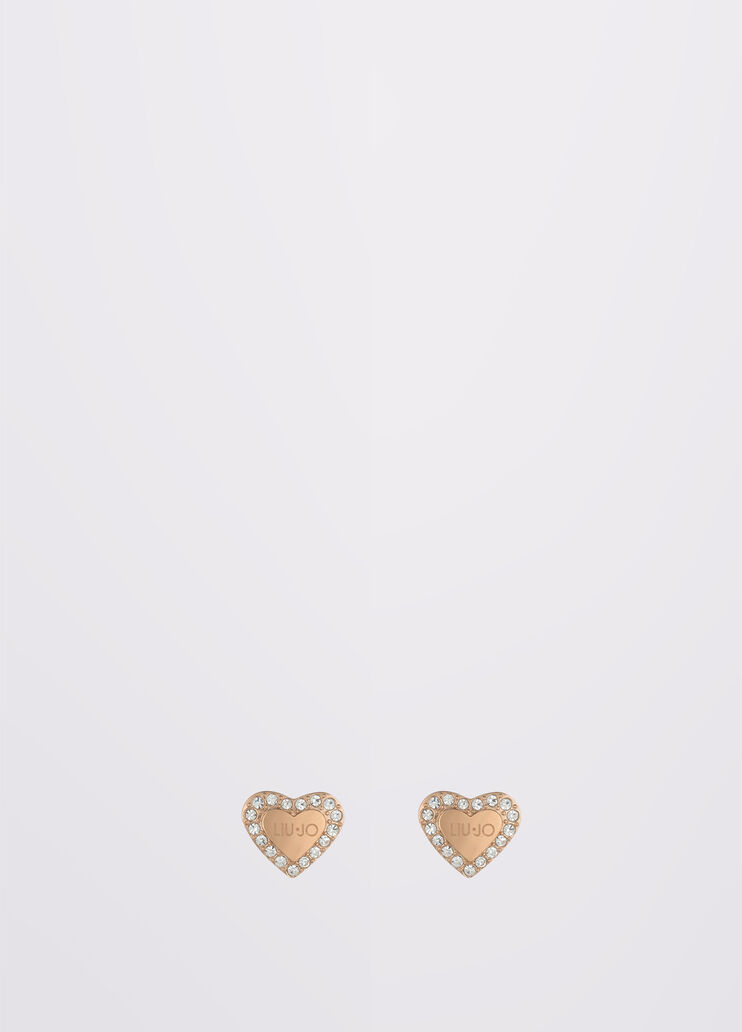 Серьги в форме сердца розовый Liu Jo - large image number 1