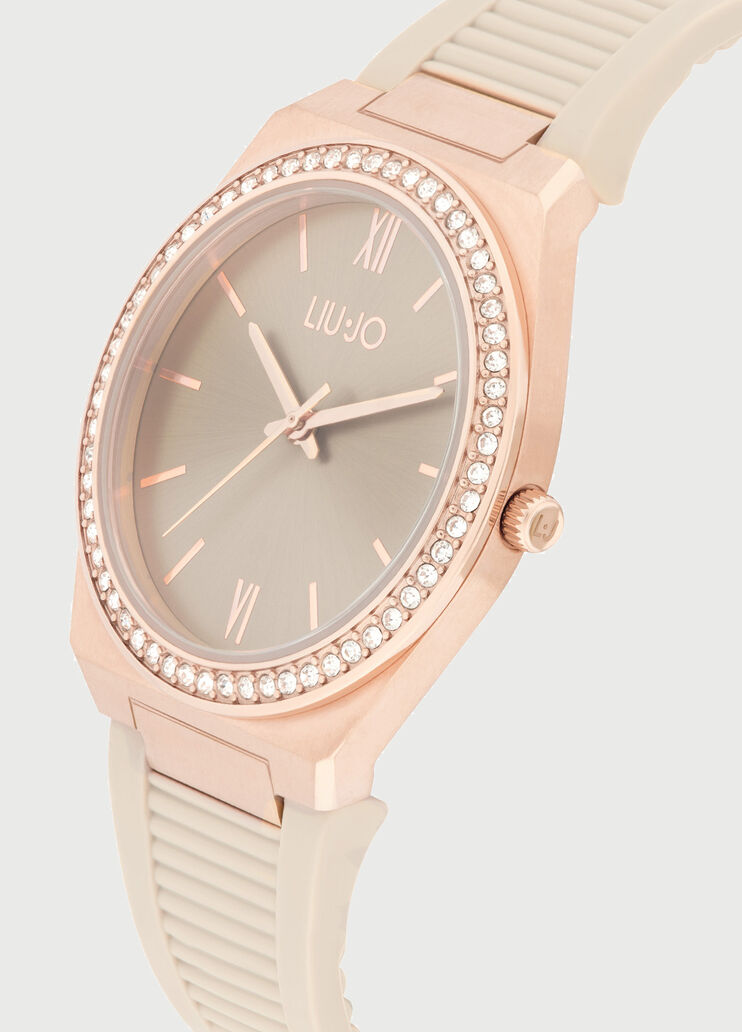 Наручные часы с силиконовым ремешком Серый оттенка стали Liu Jo - large image number 1