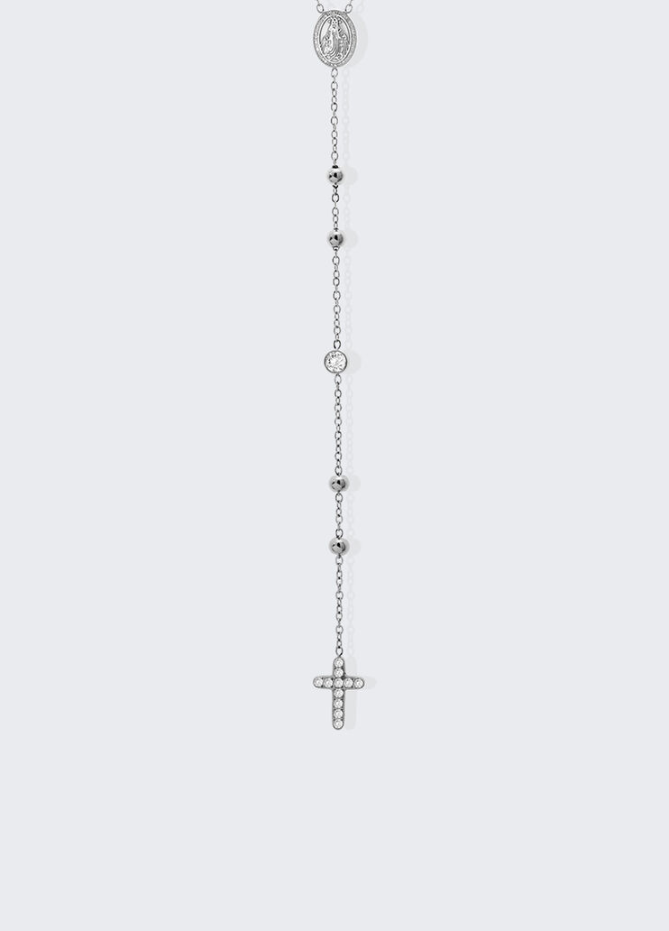 Slim necklace with cross silver Liu Jo - large image number 1 Slim necklace with cross silver Liu Jo - large image number 1