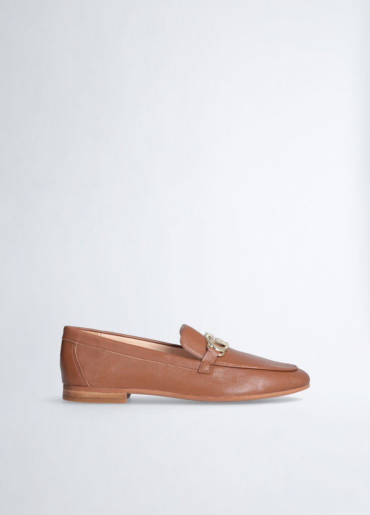 Soft nappa leather loafers brown Liu Jo - medium Soft nappa leather loafers brown Liu Jo - medium