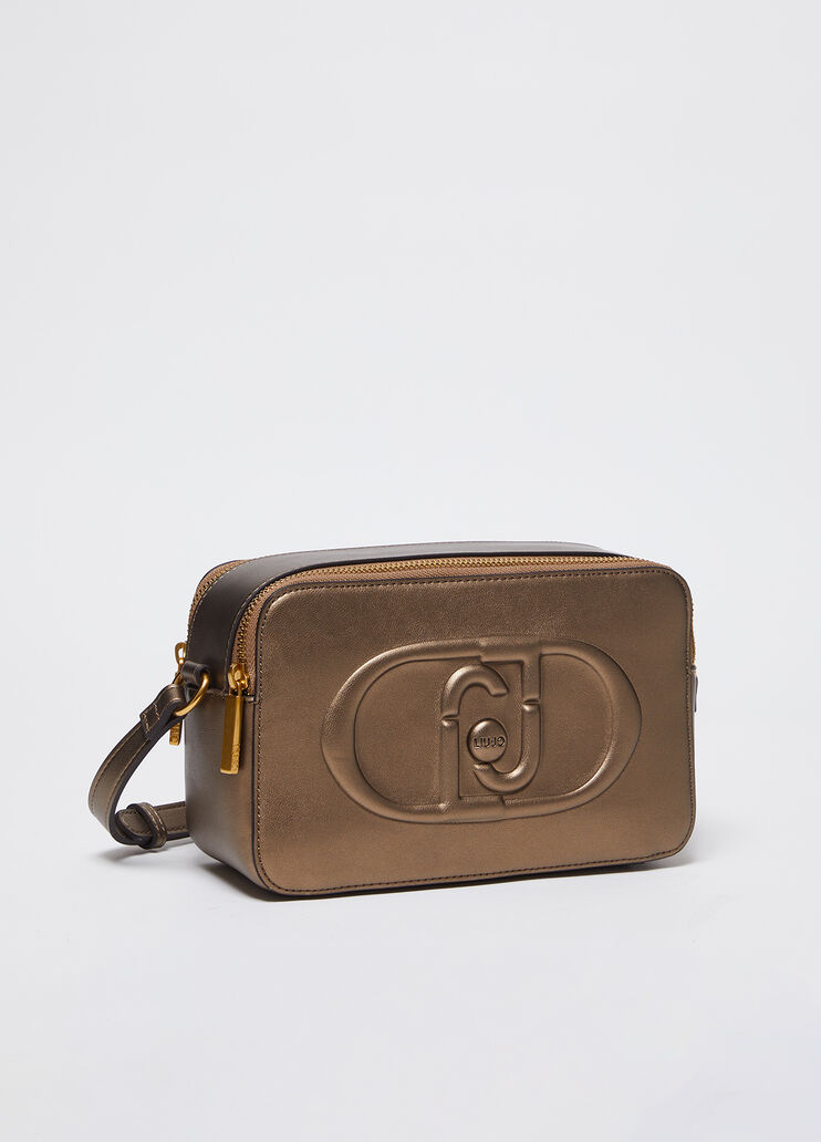 Medium crossbody bag with logo brown Liu Jo - medium Medium crossbody bag with logo brown Liu Jo - medium