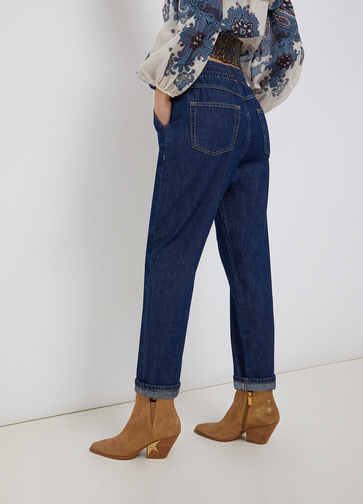 Eco-friendly denim joggers blue denim Liu Jo - large image number 1 Eco-friendly denim joggers blue denim Liu Jo - large image number 1