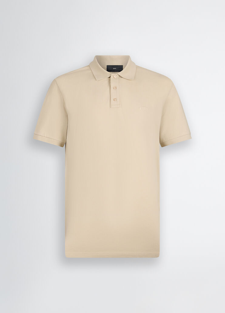 Piquet polo shirt khaki Liu Jo - large image number 6 Piquet polo shirt khaki Liu Jo - large image number 6