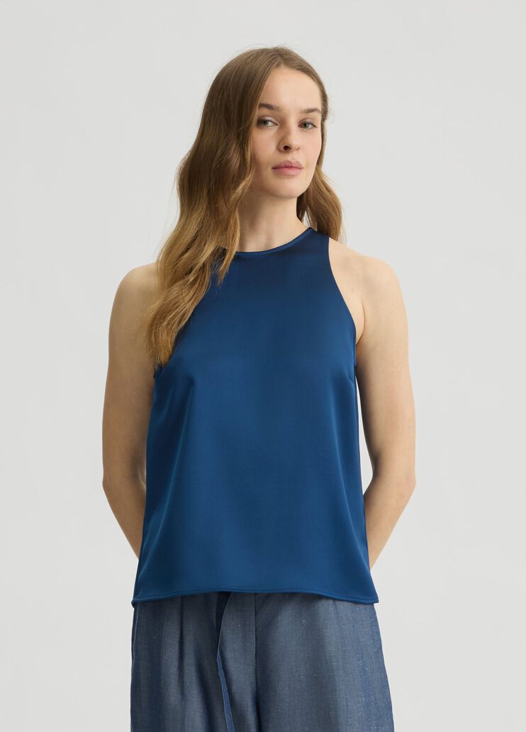 Blue top with bow  sapphire blue Liu Jo - medium Blue top with bow  sapphire blue Liu Jo - medium