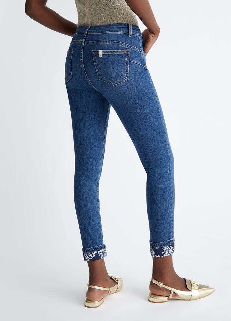 LIU JO Jeans donna skinny con risvolto – Bandito