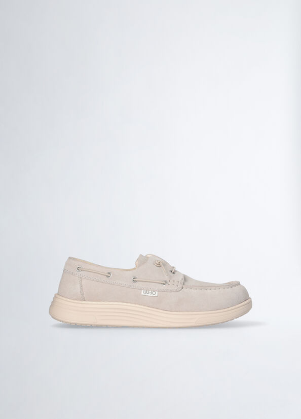 Casual suede loafers beige Liu Jo - large image number 0