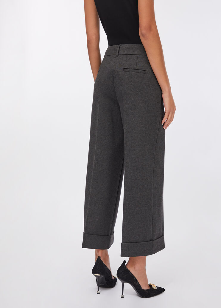 Cropped-Hose mit Bügelfalte Dunkles Schiefergrau Liu Jo - medium Cropped-Hose mit Bügelfalte Dunkles Schiefergrau Liu Jo - medium