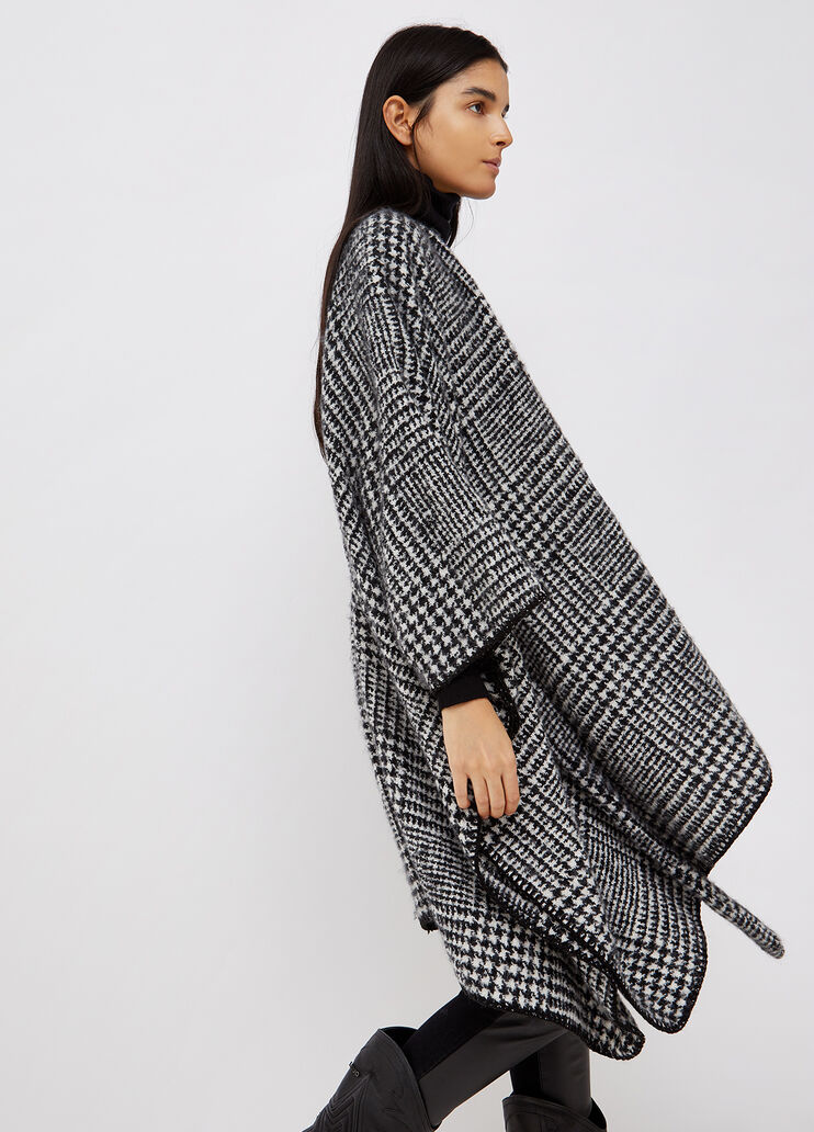 Poncho with belt black/white Liu Jo - large image number 2