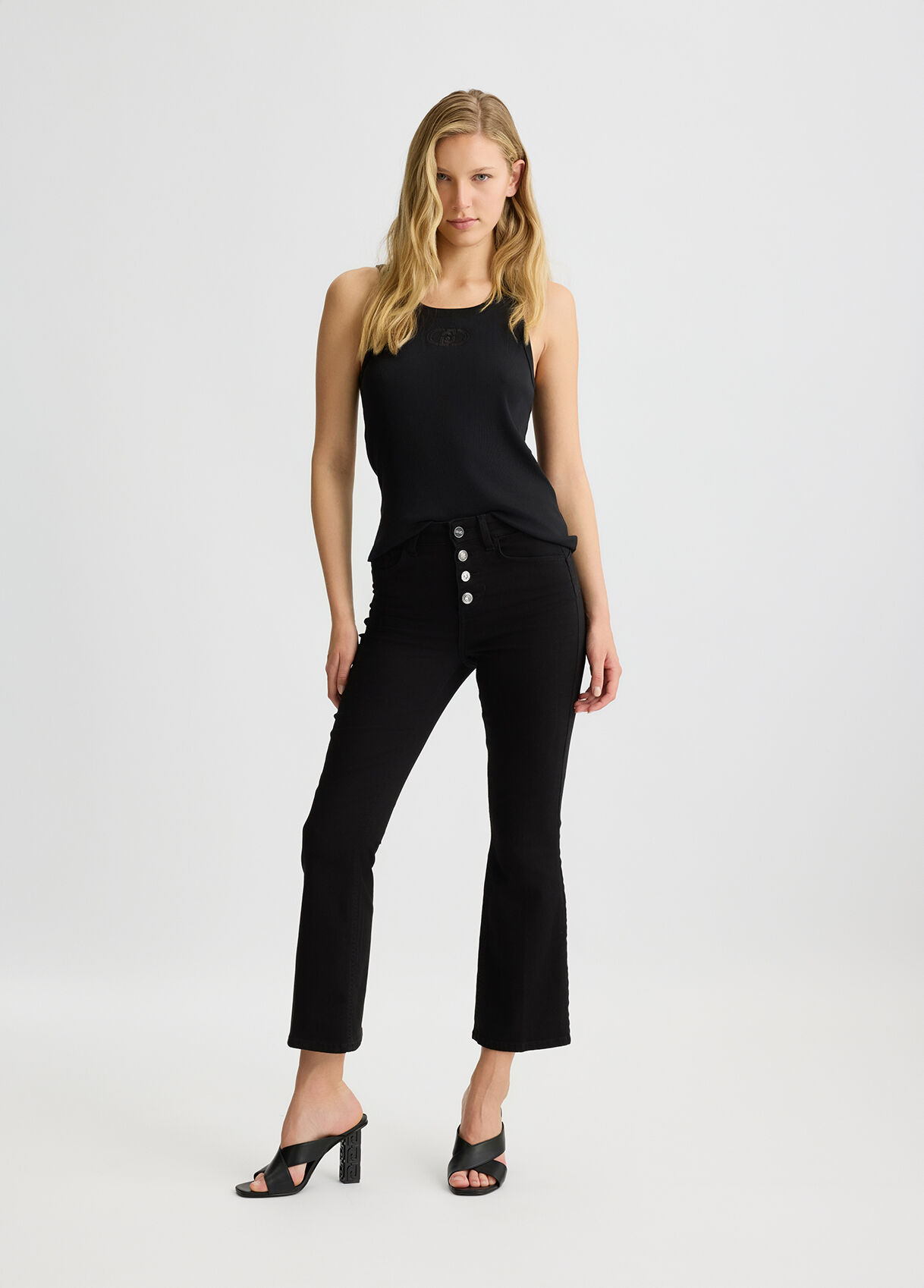 パンツ LIU JO Woman Pants Black TA5051FS000 22222 Liu Jo pantaloni della tuta | ANSWEAR.it