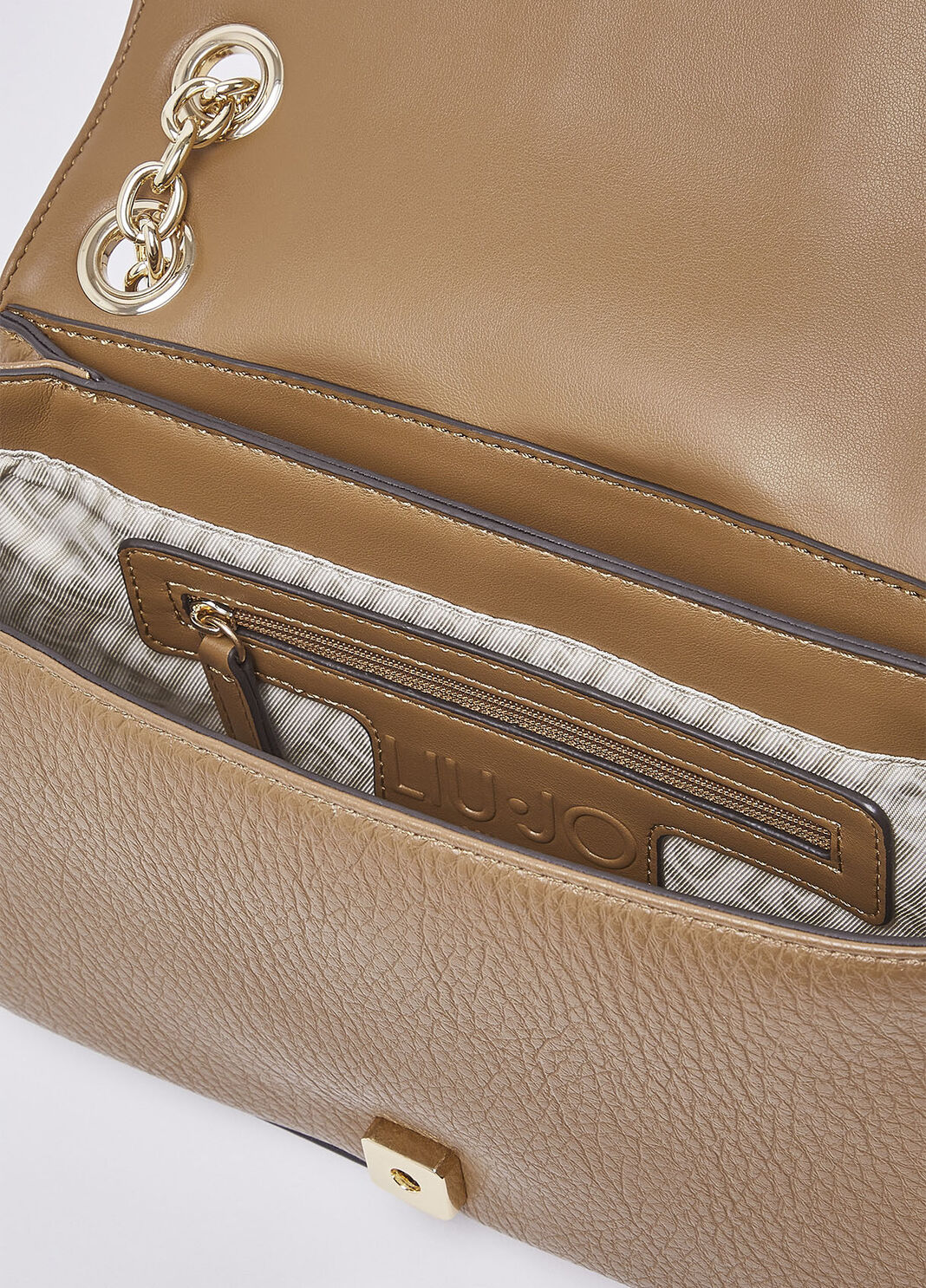 Borsa a tracolla media nocciola Liu Jo - large image number 3