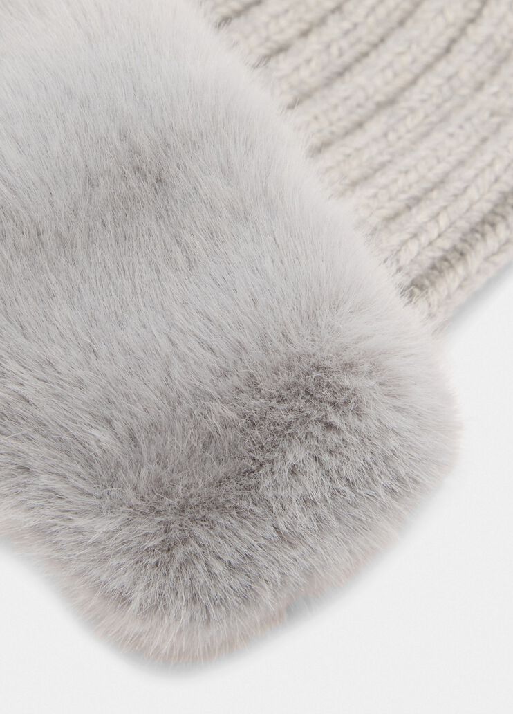 Angora hat ice grey Liu Jo - large image number 3