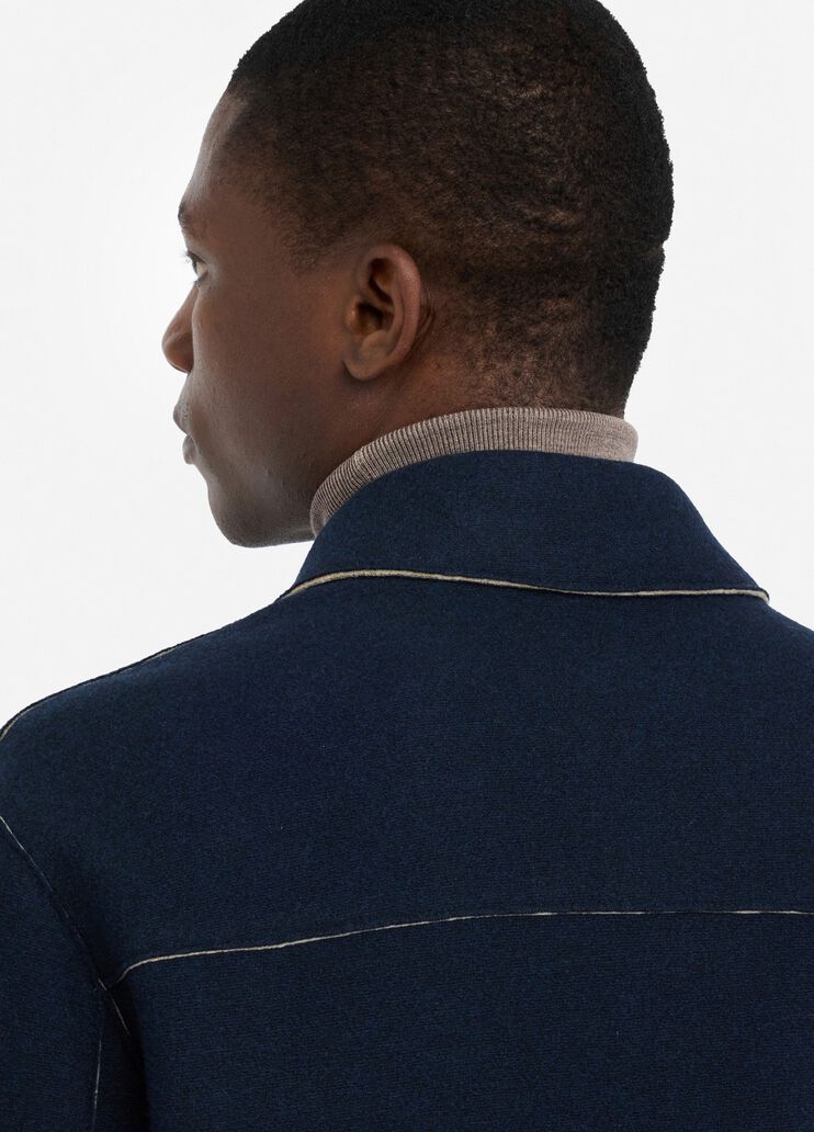 Giubbotto in lana blu scuro Liu Jo - large image number 4