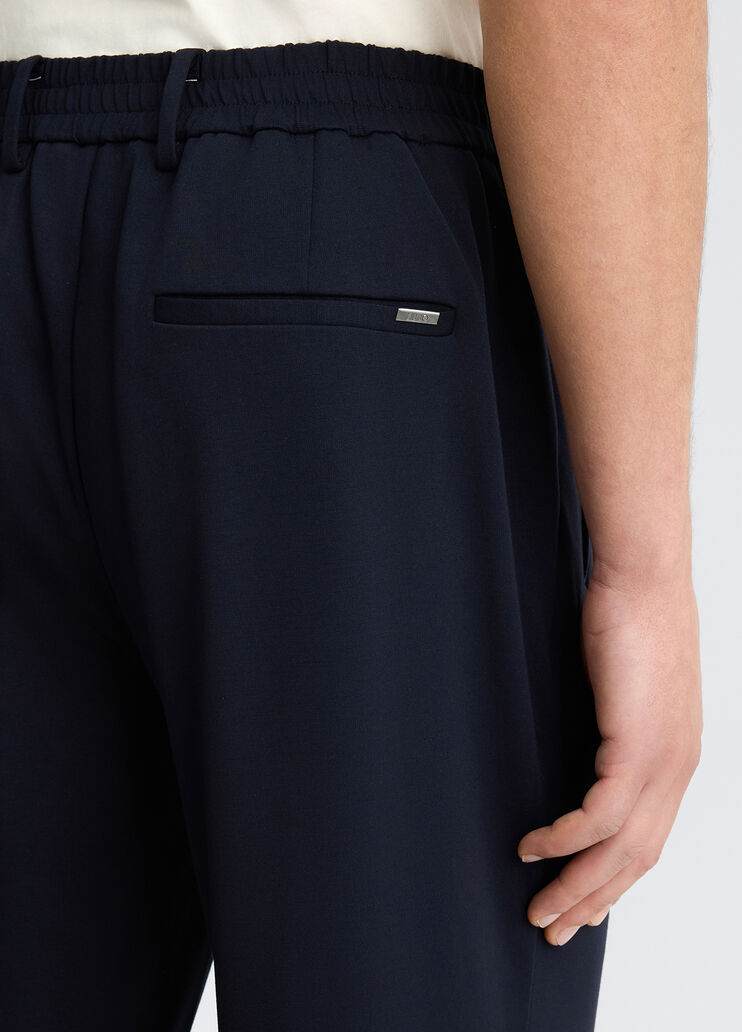 Dark blue trousers with darts dark blue Liu Jo - large image number 4 Dark blue trousers with darts dark blue Liu Jo - large image number 4