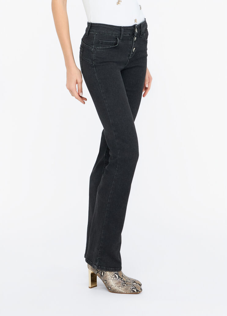 Bottom-Up-Jeans im Bootcut Denim-Grau Liu Jo - large image number 3 Bottom-Up-Jeans im Bootcut Denim-Grau Liu Jo - large image number 3
