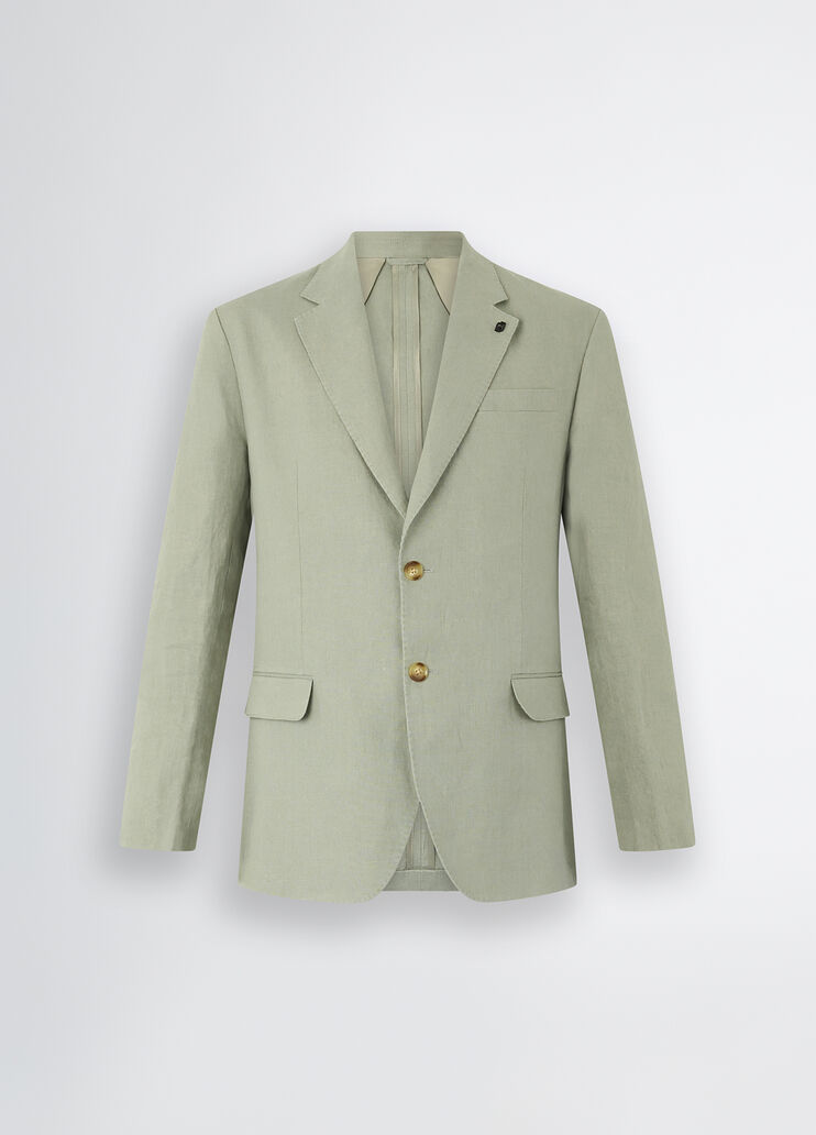 100% linen sage green blazer sage Liu Jo - large image number 6 100% linen sage green blazer sage Liu Jo - large image number 6