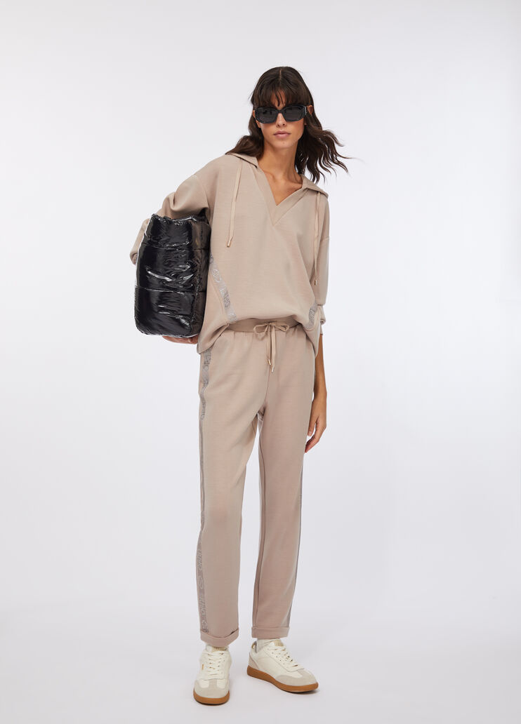 Jogginghose aus Scuba Champagner Liu Jo - large image number 5