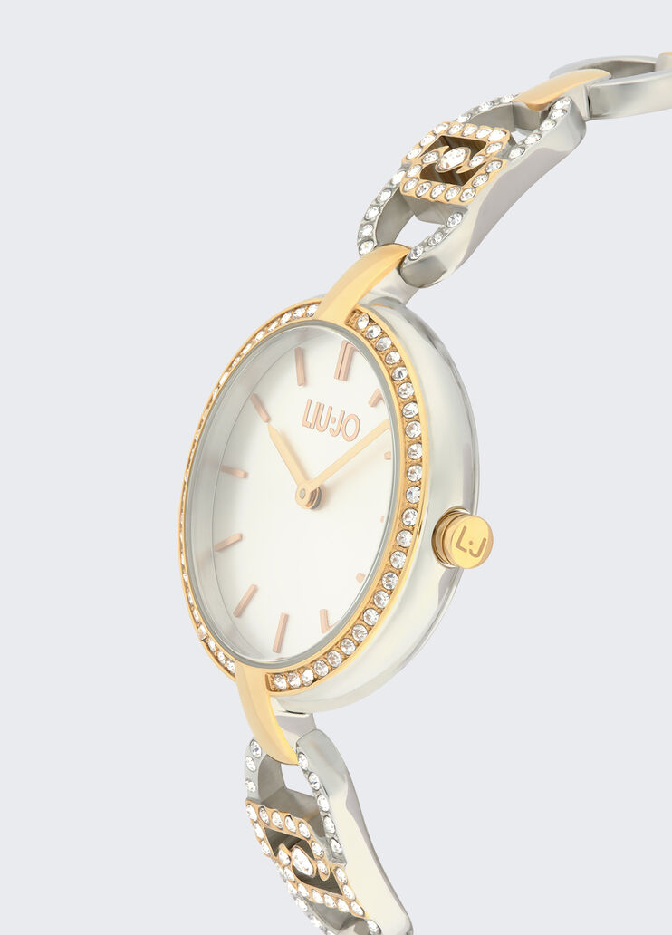 Watch with branded strap silver Liu Jo - large image number 2 Watch with branded strap silver Liu Jo - large image number 2