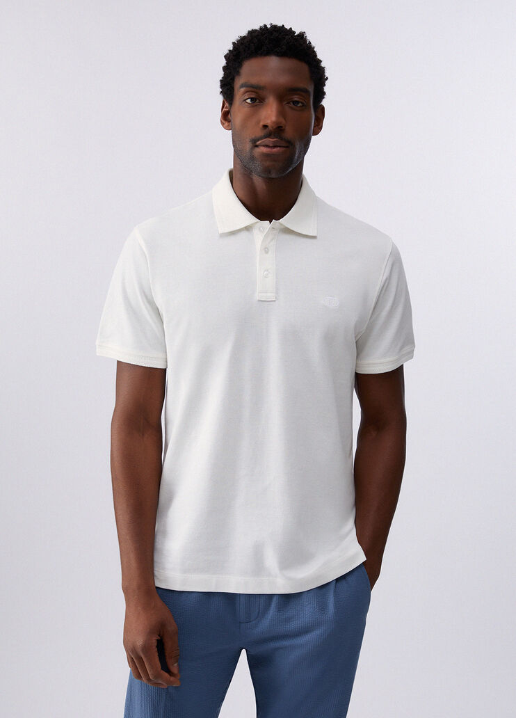 Piquet polo shirt white Liu Jo - medium